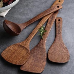 Bộ 4 dụng cụ bếp gỗ Cánh Gà
